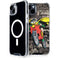 DC Comics Robin Vintage Action pose pattern iPhone 14 Plus MagSafe Case