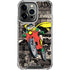 DC Comics Robin Vintage Action pose pattern iPhone 15 Pro Clear Case