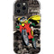 DC Comics Robin Vintage Action pose pattern iPhone 14 Pro Max Impact Case
