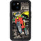 DC Comics Robin Vintage Action pose pattern iPhone 15 Plus Waterproof Case
