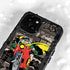 DC Comics Robin Vintage Action pose pattern iPhone 15 Plus Waterproof Case