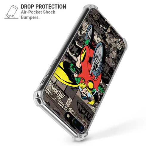 DC Comics Robin Vintage Action pose pattern iPhone 7/8 Plus Clear Case