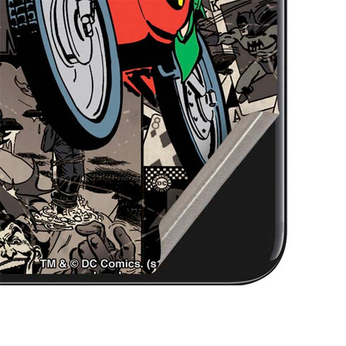 DC Comics Robin Vintage Action pose pattern iPhone SE (2nd & 3rd Gen) Skin