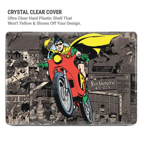 DC Comics Robin Vintage Action pose pattern MacBook Pro 13in (2020) Case plus Skin
