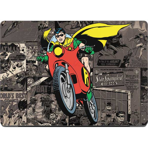 DC Comics Robin Vintage Action pose pattern MacBook Pro 14in (2021-24) Skin