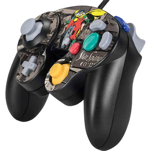 DC Comics Robin Vintage Action pose pattern Nintendo GameCube Controller Skin
