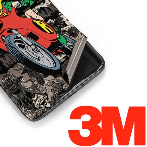 DC Comics Robin Vintage Action pose pattern OnePlus 7 Pro Skin