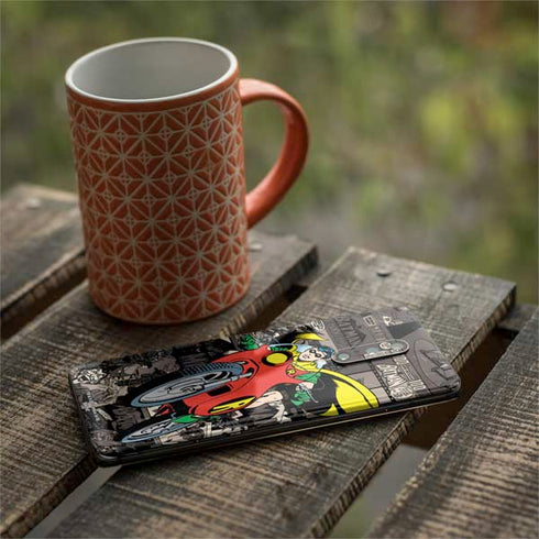 DC Comics Robin Vintage Action pose pattern OnePlus 7 Pro Skin