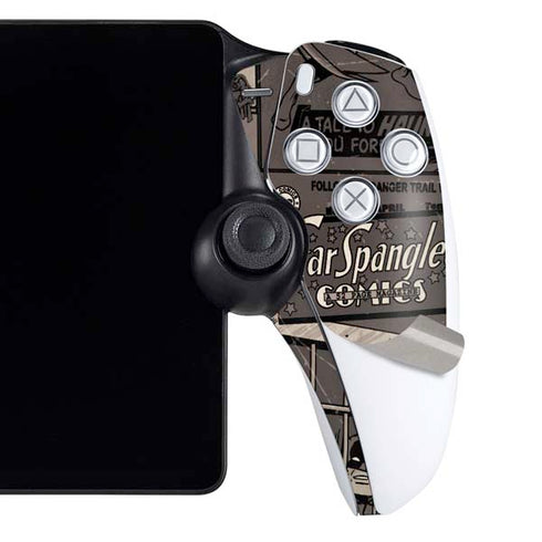 DC Comics Robin Vintage Action pose pattern PlayStation Portal Remote Player Skin