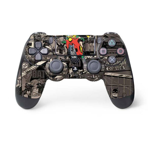 DC Comics Robin Vintage Action pose pattern PS4 Controller Skin
