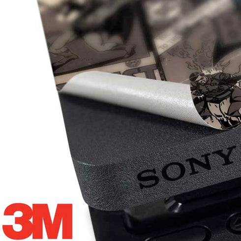 DC Comics Robin Vintage Action pose pattern PS4 Slim Bundle Skin