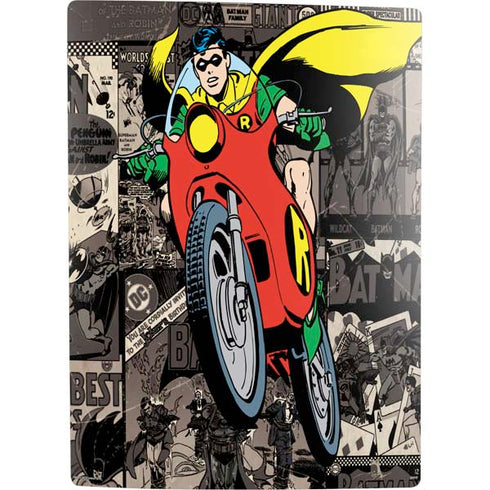 DC Comics Robin Vintage Action pose pattern PS5 Digital Edition Bundle Skin