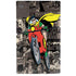 DC Comics Robin Vintage Action pose pattern PS5 Slim Disk Console Skin