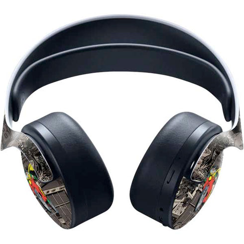DC Comics Robin Vintage Action pose pattern PULSE 3D Wireless Headset for PS5 Skin