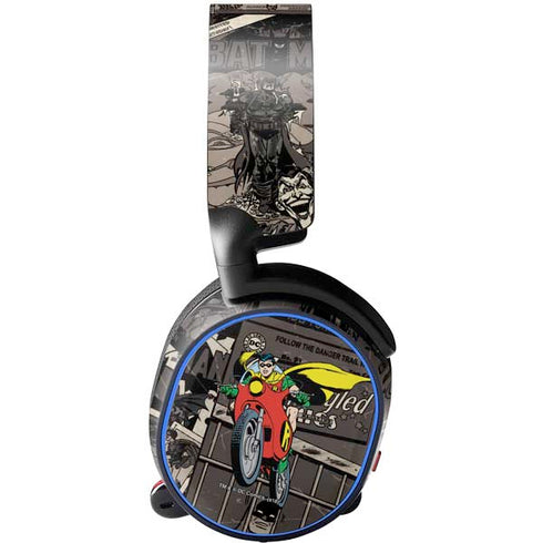 DC Comics Robin Vintage Action pose pattern SteelSeries Arctis 5 Skin