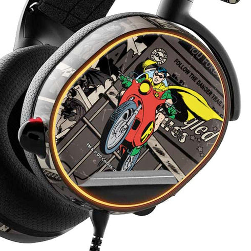 DC Comics Robin Vintage Action pose pattern SteelSeries Arctis 5 Skin