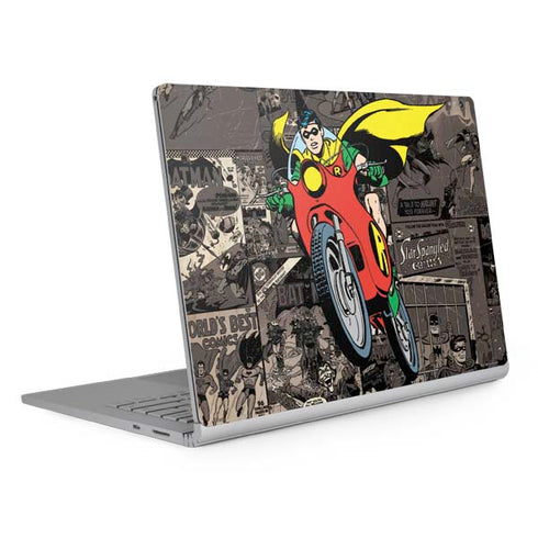 DC Comics Robin Vintage Action pose pattern Surface Book 2 13.5in Skin
