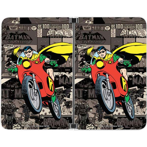 DC Comics Robin Vintage Action pose pattern Surface Duo Skin