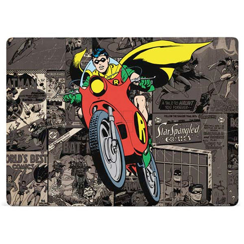 DC Comics Robin Vintage Action pose pattern Surface Laptop 2 Skin