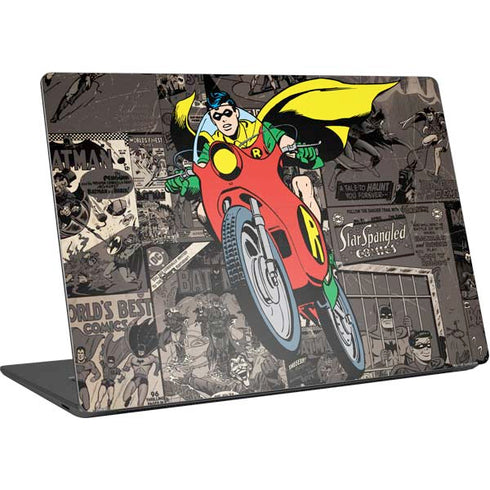 DC Comics Robin Vintage Action pose pattern Surface Laptop 4 15in Skin