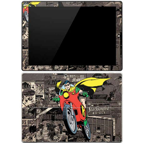 DC Comics Robin Vintage Action pose pattern Surface Pro 3 Skin