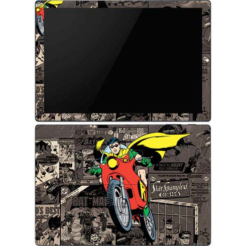 DC Comics Robin Vintage Action pose pattern Surface Pro 6 Skin