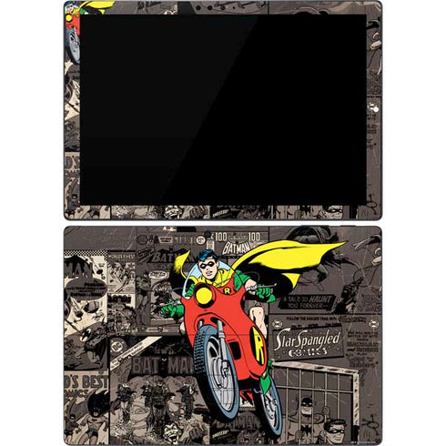 DC Comics Robin Vintage Action pose pattern Surface Pro 7 Skin