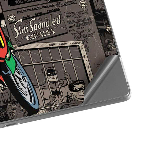 DC Comics Robin Vintage Action pose pattern Surface Pro 8 Skin