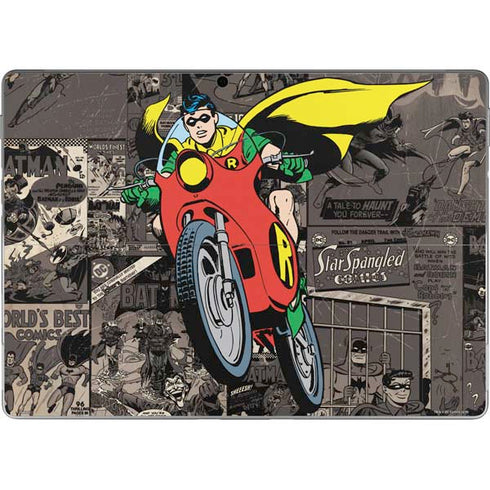 DC Comics Robin Vintage Action pose pattern Surface Pro 9 Skin