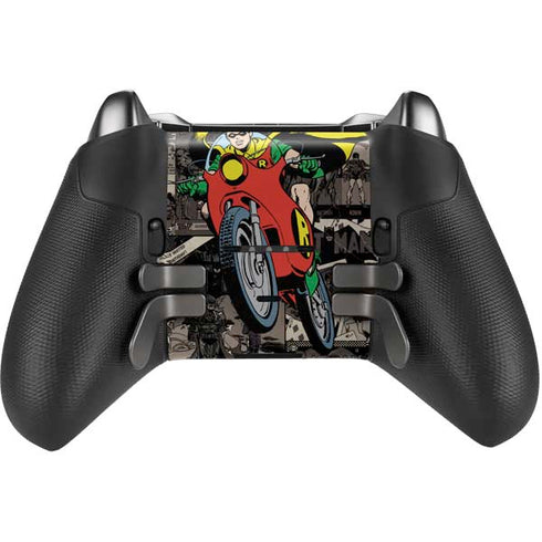 DC Comics Robin Vintage Action pose pattern Xbox Elite Wireless Controller Series 2 Skin