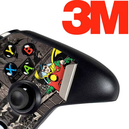 DC Comics Robin Vintage Action pose pattern Xbox One Controller Skin