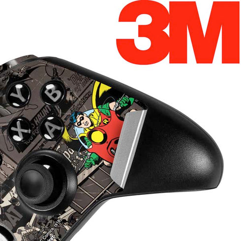 DC Comics Robin Vintage Action pose pattern Xbox One Elite Controller Skin