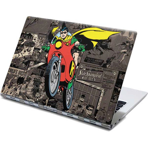 DC Comics Robin Vintage Action pose pattern Yoga 910 2-in-1 14in Touch-Screen Skin