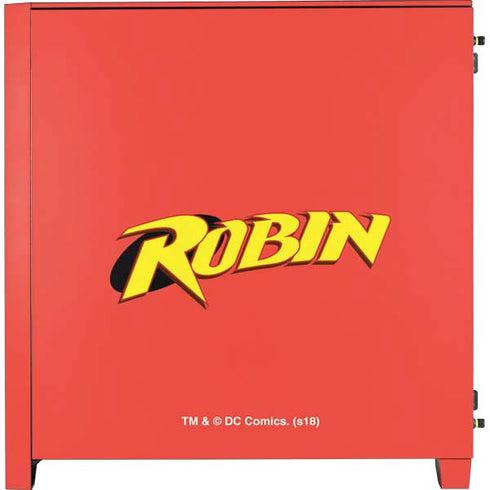 DC Comics Robin Official Logo Corsair 4000D Tempered Glass Mid-Tower ATX Case Skin