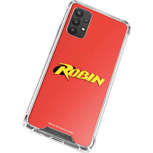 DC Comics Robin Official Logo Galaxy A32 5G Clear Case