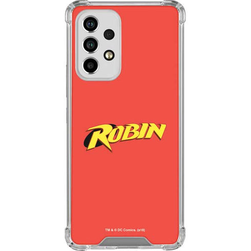 DC Comics Robin Official Logo Galaxy A53 5G Clear Case