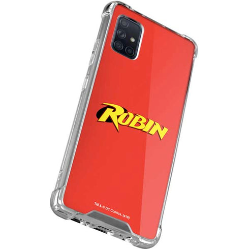 DC Comics Robin Official Logo Galaxy A71 5G Clear Case