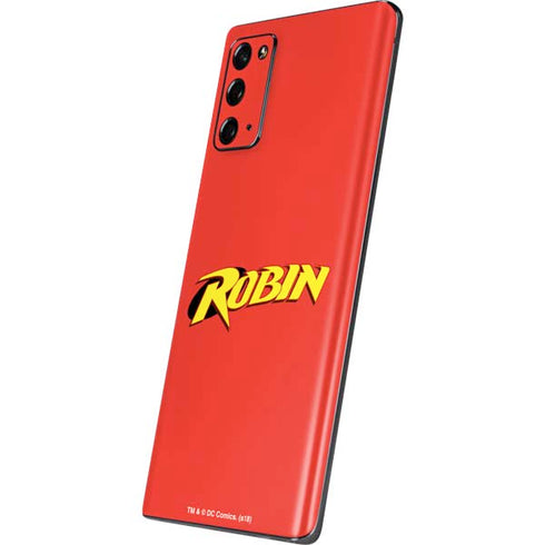 DC Comics Robin Official Logo Galaxy Note20 5G Skin