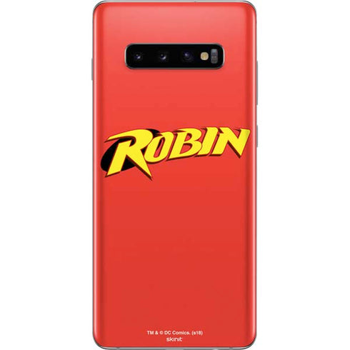DC Comics Robin Official Logo Galaxy S10 Plus Skin