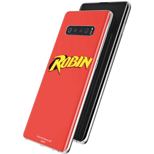 DC Comics Robin Official Logo Galaxy S10 Plus Skin