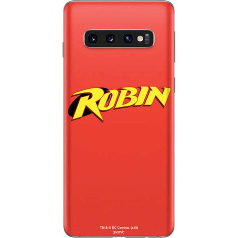 DC Comics Robin Official Logo Galaxy S10 Skin