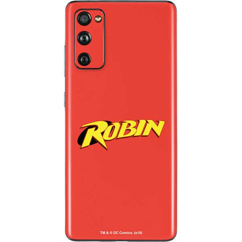 DC Comics Robin Official Logo Galaxy S20 Fan Edition Skin