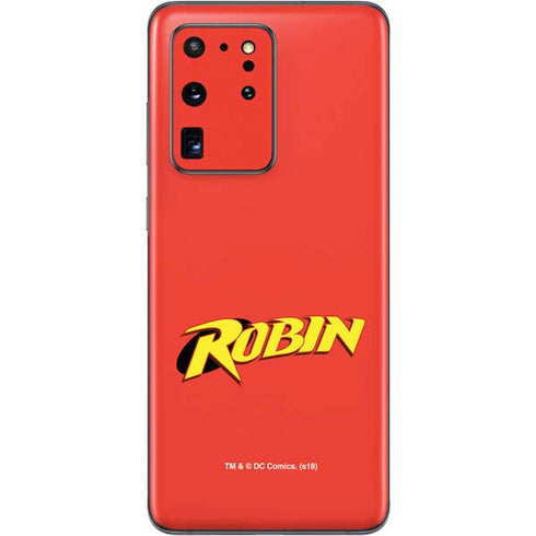 DC Comics Robin Official Logo Galaxy S20 Ultra 5G Skin