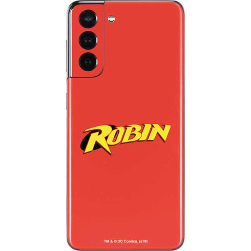 DC Comics Robin Official Logo Galaxy S21 5G Skin