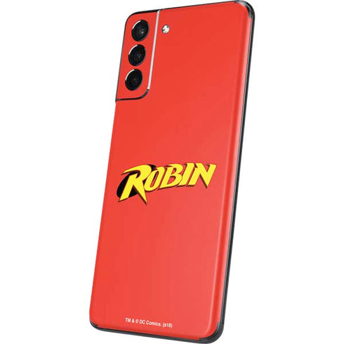 DC Comics Robin Official Logo Galaxy S21 Plus 5G Skin
