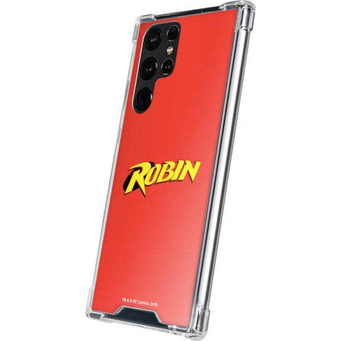 DC Comics Robin Official Logo Galaxy S22 Ultra Clear Case