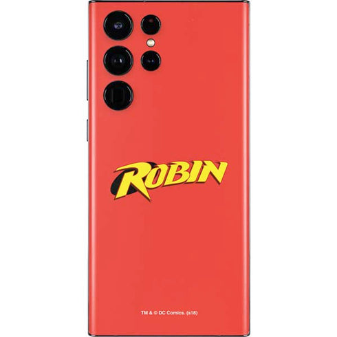 DC Comics Robin Official Logo Galaxy S22 Ultra Skin