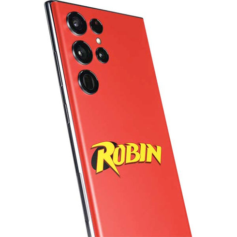 DC Comics Robin Official Logo Galaxy S22 Ultra Skin