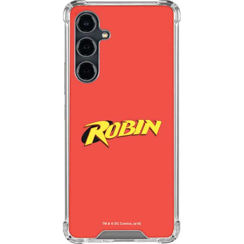DC Comics Robin Official Logo Galaxy S23 FE Clear Case