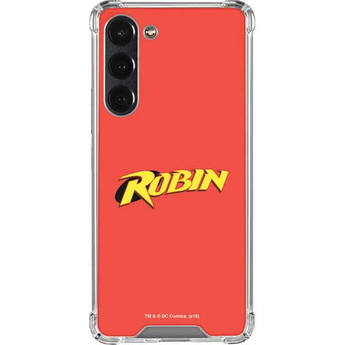 DC Comics Robin Official Logo Galaxy S23 Plus Clear Case